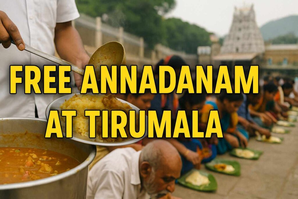 Free Annadanam at Tirumala